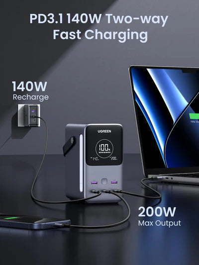 UGREEN 48000mAh 300W Power Bank with Smart Digital Display – PB770 – 25286