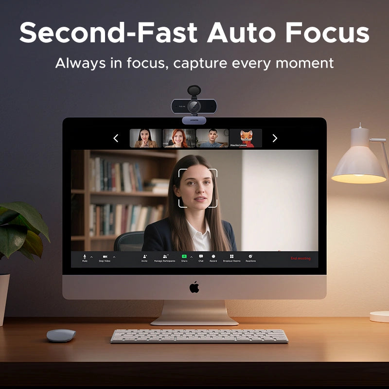 UGREEN 4K 30Hz USB Webcam with USB to Type -C Adapter – CM831 - 65381