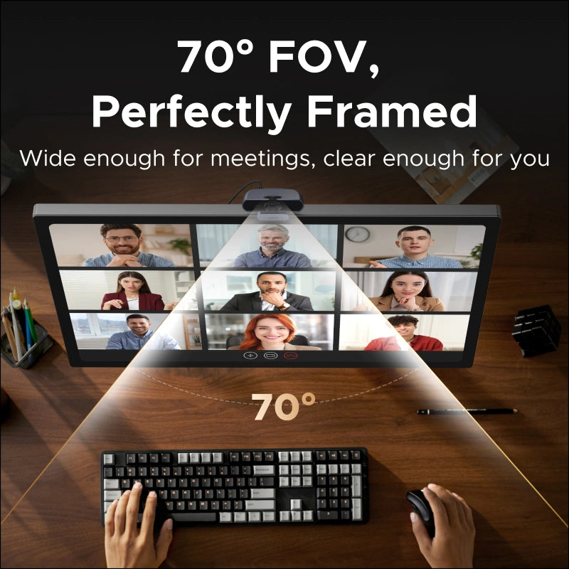 UGREEN 4K 30Hz USB Webcam with USB to Type -C Adapter – CM831 - 65381