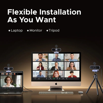 UGREEN 4K 30Hz USB Webcam with USB to Type -C Adapter – CM831 - 65381