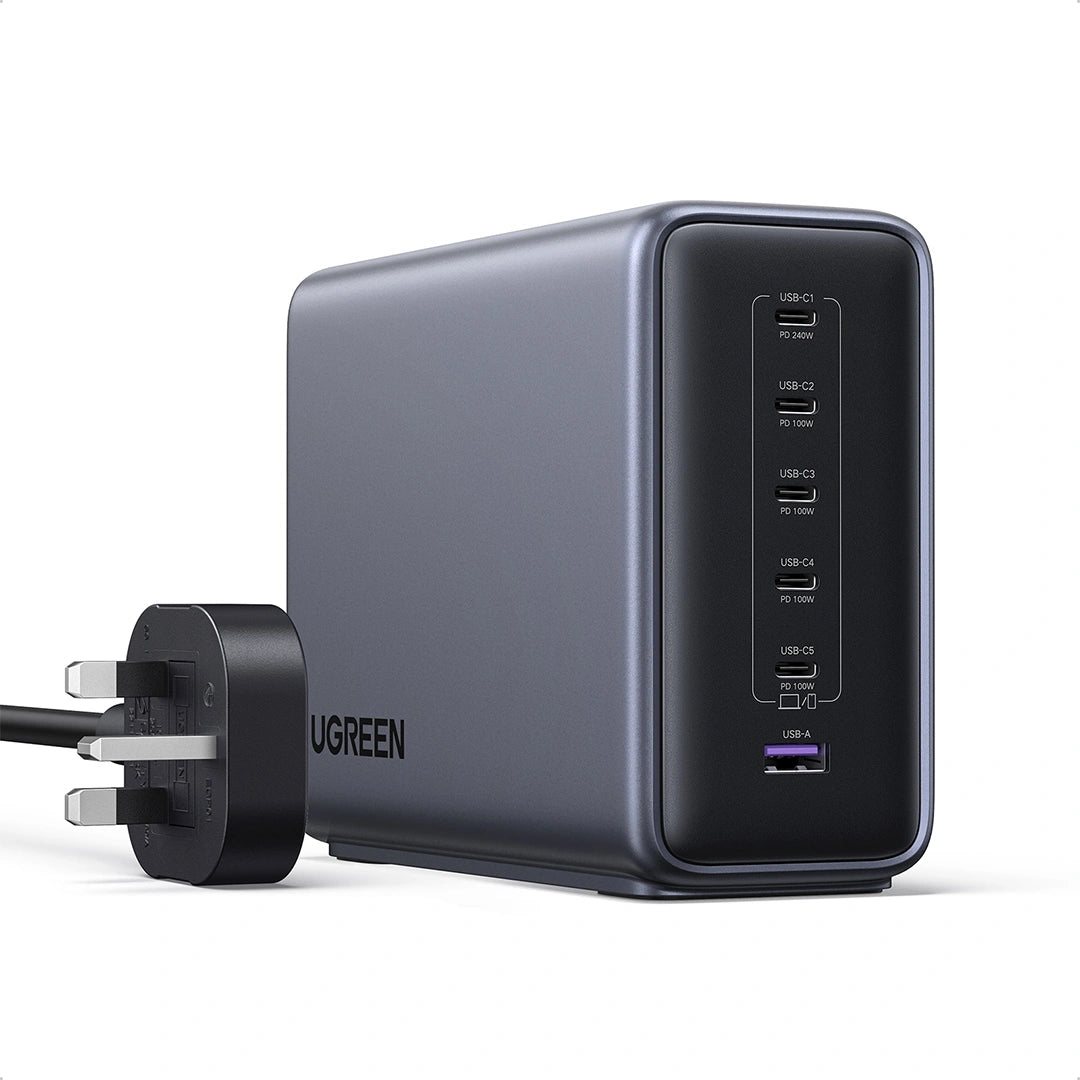 UGREEN 500W 6-Port Nexode GaN Desktop Fast Charger – X759 – 55551B