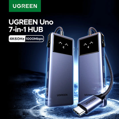 UGREEN 7 – in – 1 Uno Series Type-C Hub – CM888 – 45155