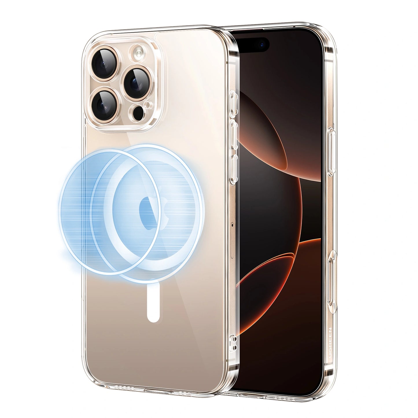 UGREEN iPhone 16 Pro Classy Clear Magnetic Protective Case Upgraded Version – CA111 – 45923