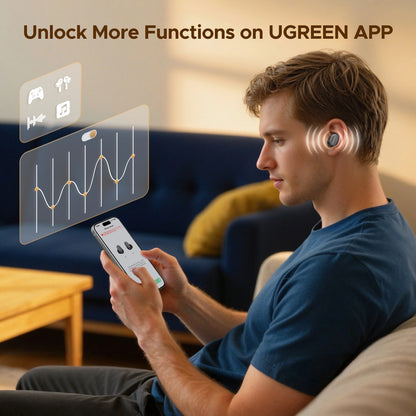 UGREEN Dots (TWS)True Wireless Earbuds (Black) – WS220 – 75628