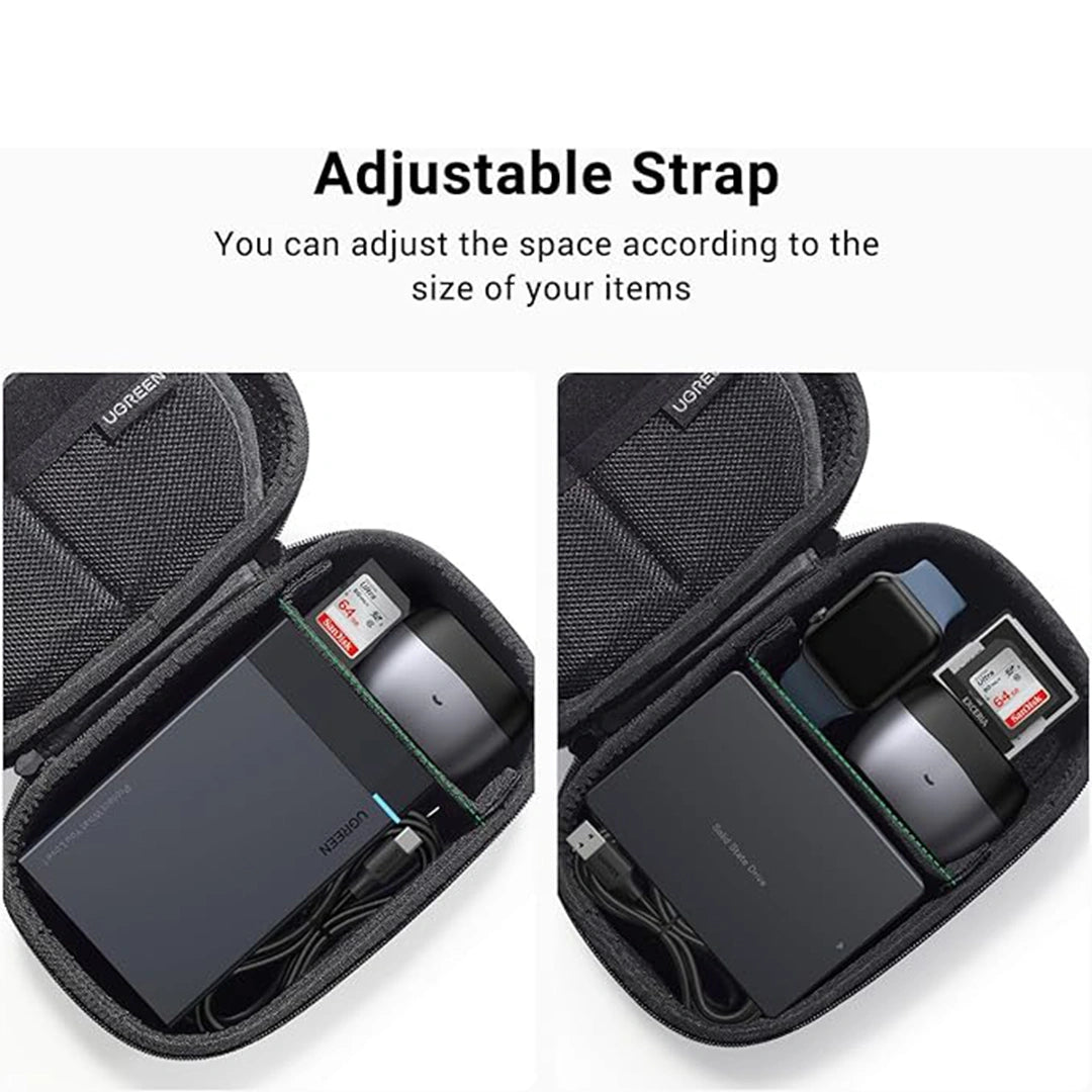 UGREEN Large size high Capacity Electronics Accessories Travel Organizer – LP152 – 85223