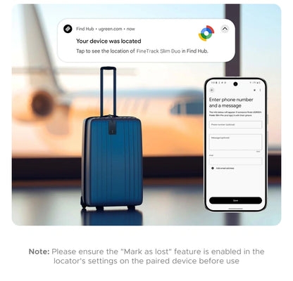 UGREEN Finder Slim Pro Tracker Android Find Hub + Apple Find My – CM915 – 75644