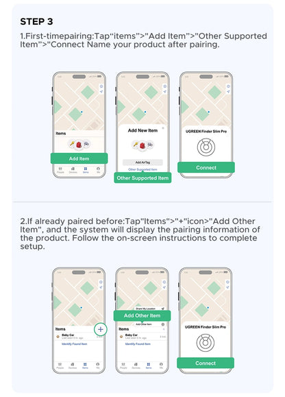 UGREEN Finder Slim Pro Tracker Android Find Hub + Apple Find My – CM915 – 75644