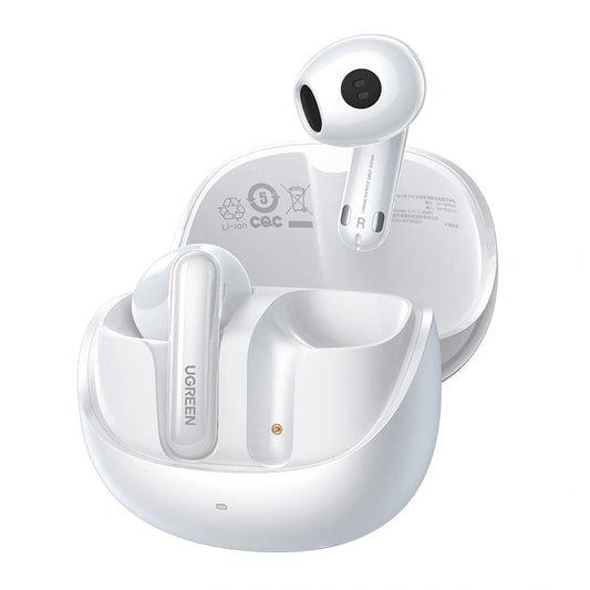UGREEN HiTune H6 Pro Hybrid Active Noise-Cancelling Earbuds White | WS203 – 35873