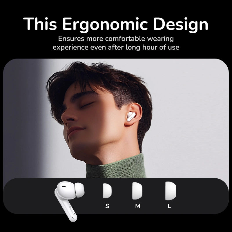 UGREEN Hybrid ANC Smart Touch Display Control Magic Wireless Echo Earbuds – WS211 – 55137