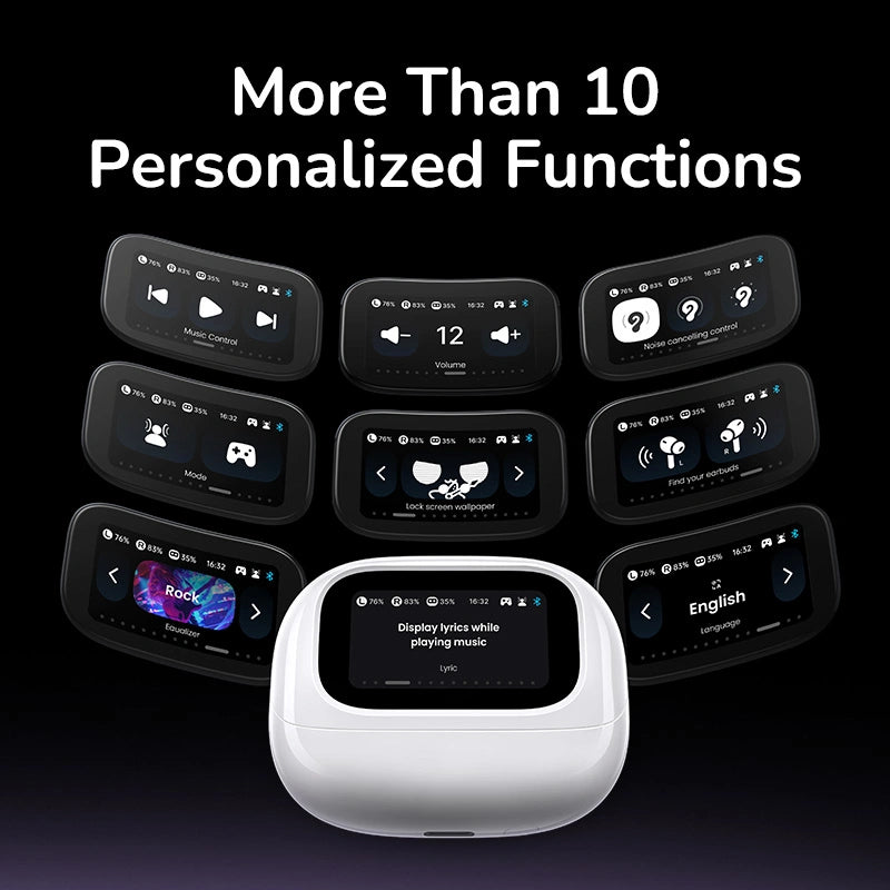 UGREEN Hybrid ANC Smart Touch Display Control Magic Wireless Echo Earbuds – WS211 – 55137