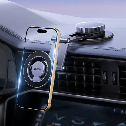 UGREEN Magnetic 360 Rotatable + Retractable Car Phone Holder Metal – LP865 – 45577