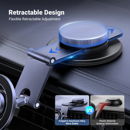 UGREEN Magnetic 360 Rotatable + Retractable Car Phone Holder Metal – LP865 – 45577