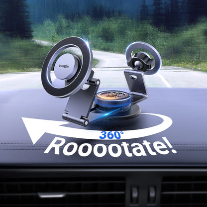UGREEN Magnetic 360 Rotatable + Retractable Car Phone Holder Metal – LP865 – 45577