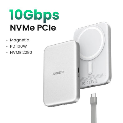 UGREEN Magnetic M.2 NVMe SSD Enclosure – D619 – 55151 - 55151