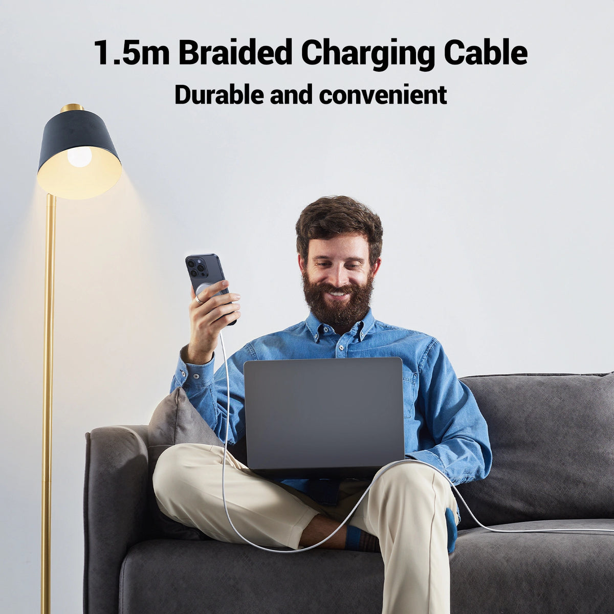 UGREEN 15W Magnetic Wireless Charger – W703 – 35565