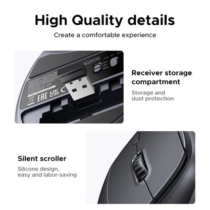 UGREEN M371 Multi-mode Bluetooth & Wireless Mouse [With Battery] – M371-75545B