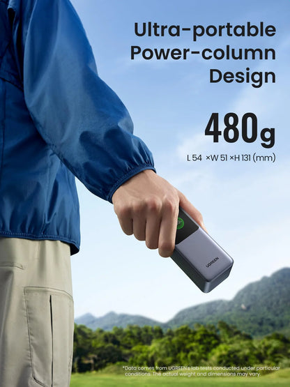 UGREEN 20000mAh 130W Nexode Smart Display Power Bank – PB721 - 35524B