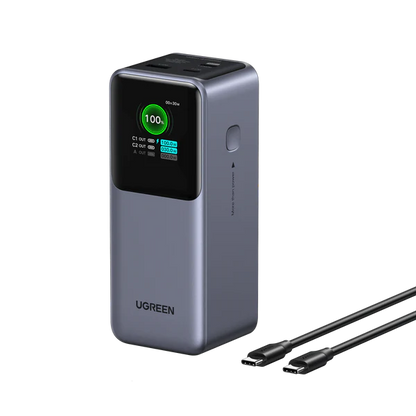 UGREEN 20000mAh 130W Nexode Smart Display Power Bank – PB721 - 35524B