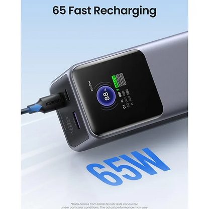 UGREEN Nexode 20000mAh 130W Smart Display with Built-in Cable – PB723 - 55365B