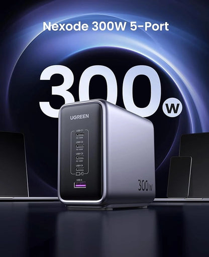UGREEN 300W Nexode PD GaN Fast Charging Station – UK – CD333 – 90904B