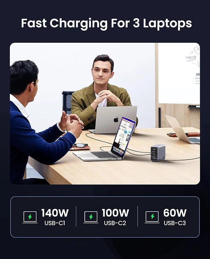 UGREEN 300W Nexode PD GaN Fast Charging Station – UK – CD333 – 90904B