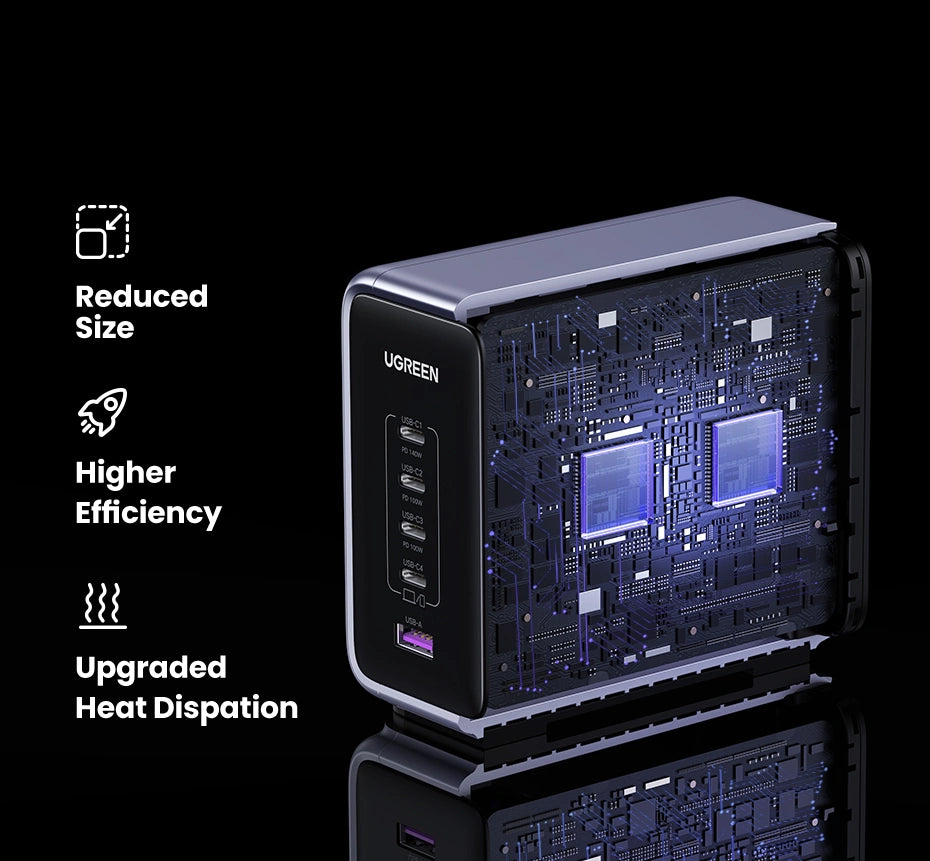 UGREEN 300W Nexode PD GaN Fast Charging Station – UK – CD333 – 90904B