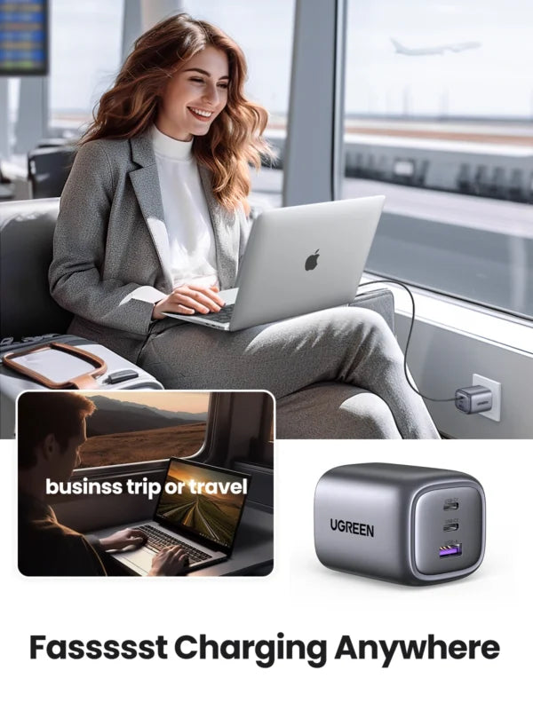 UGREEN 65W Nexode Fast Charging Adapter – CD306 - 90663