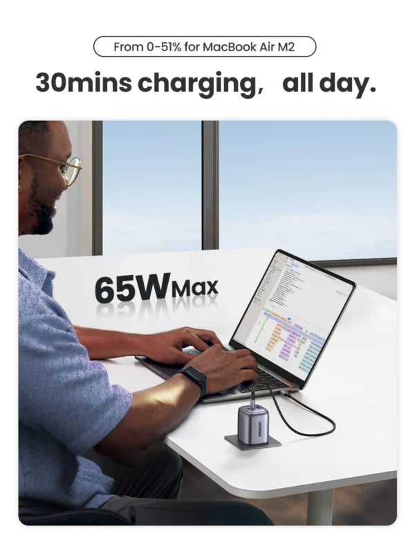 UGREEN 65W Nexode Fast Charging Adapter – CD306 - 90663