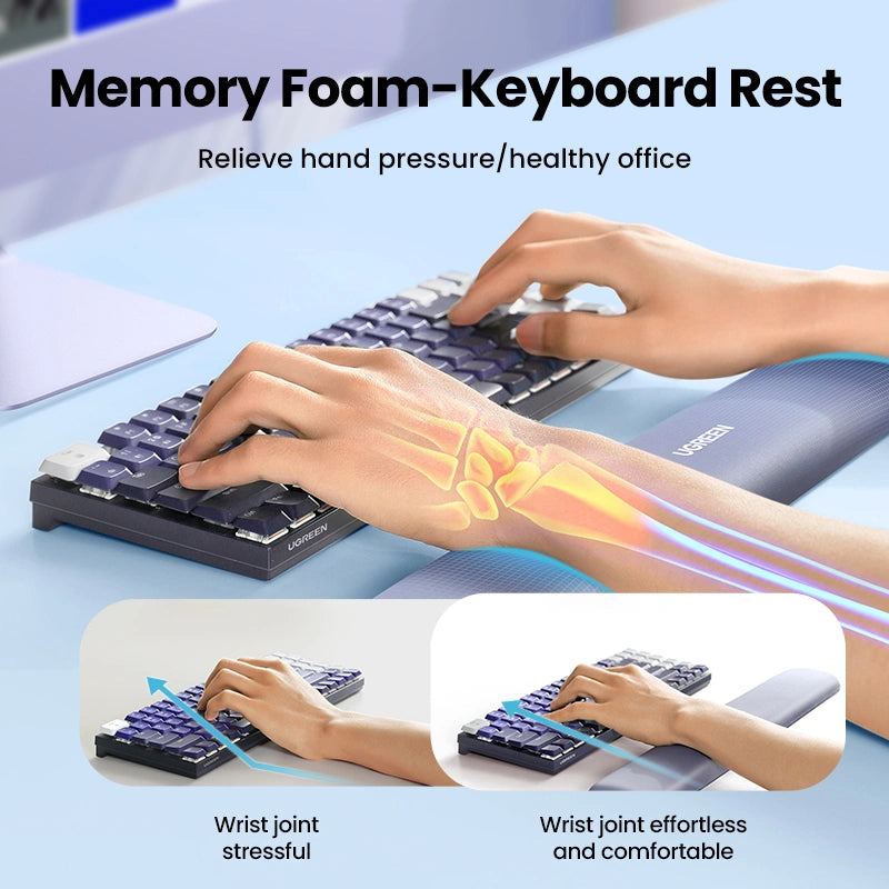 UGREEN Premium Ergonomic Keyboard Wrist Rest Pad Anti-Slip
