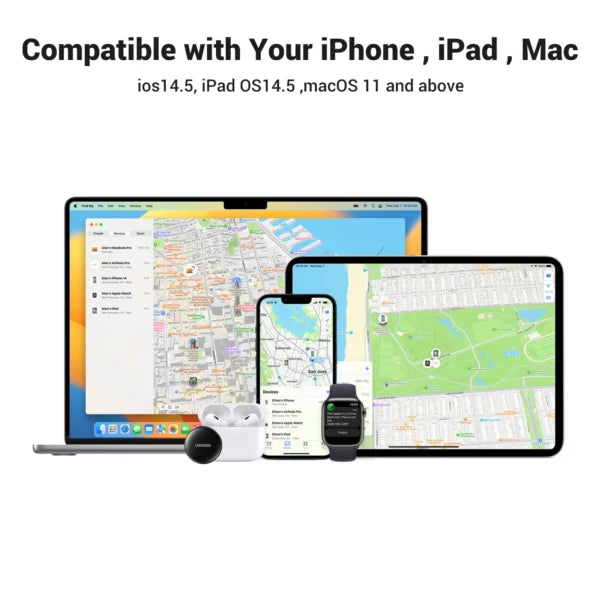 UGREEN Smart Bluetooth Finder – CM520 (Supports for Apple find my phone app)