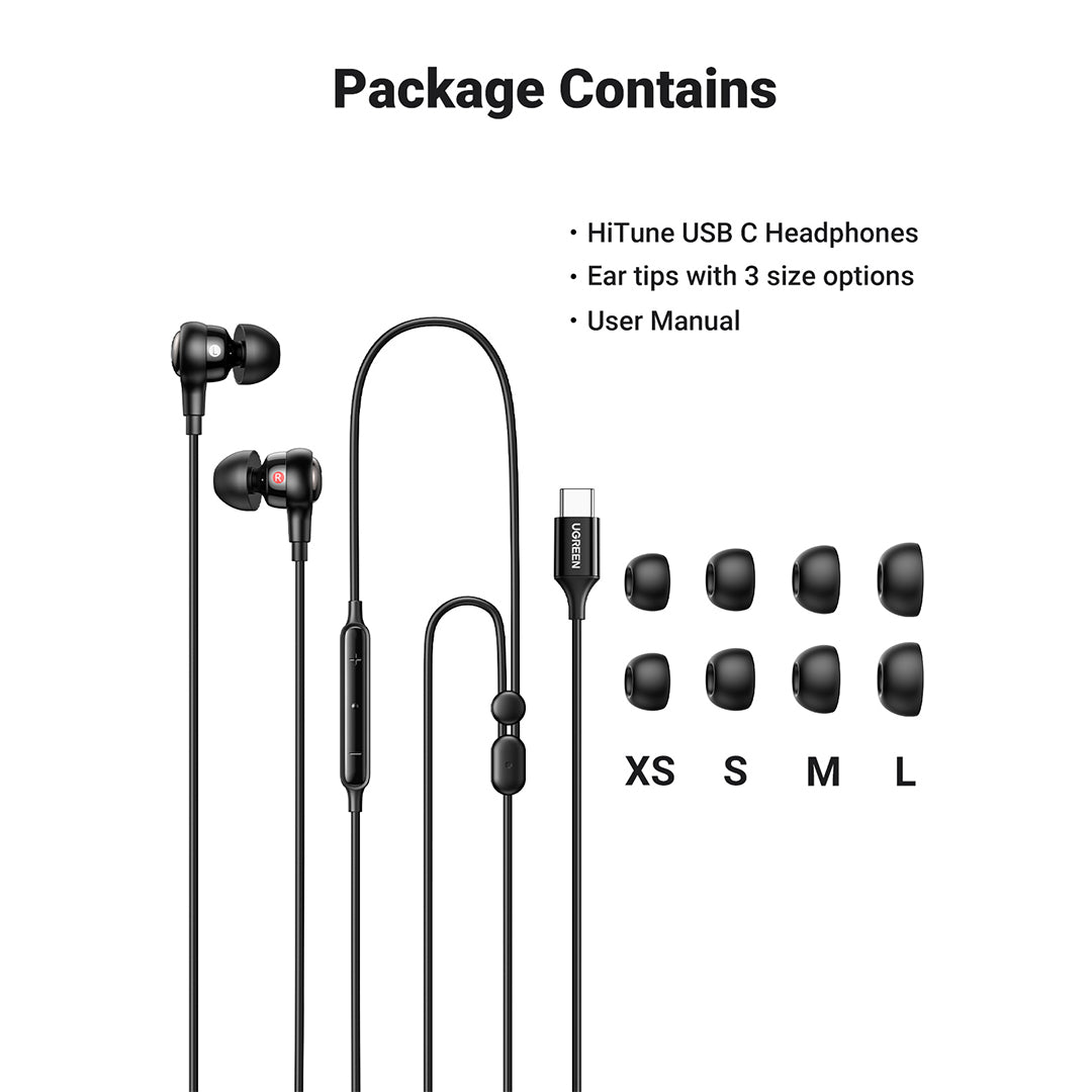 UGREEN Type-C In-Ear Earphones – EP103 – 30638