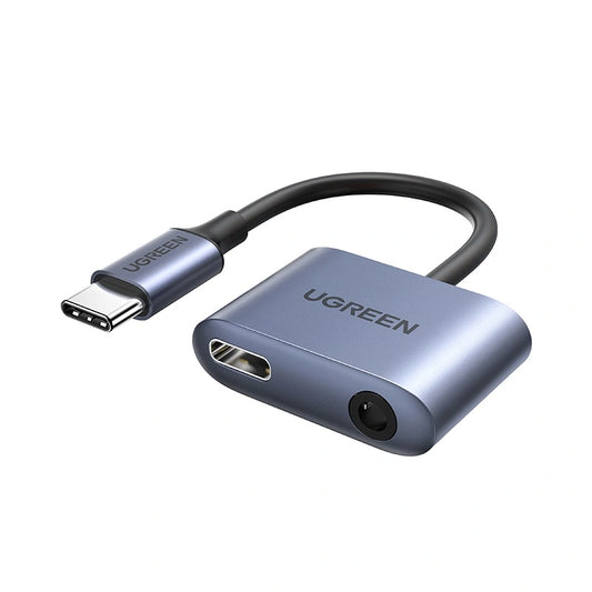 UGREEN Type-C to 3.5mm Audio with PD Charging Adapter – CM231 – 60164