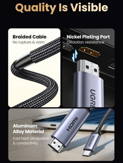 UGREEN 1.5 8K Meter Type-C to HDMI Cable