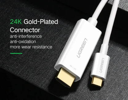 UGREEN 1.5 Meter Type C to HDMI Cable Male to Male ABS Casing