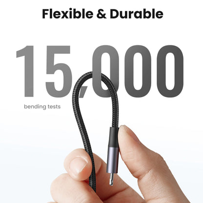 UGREEN 1 Meter MFI Certified Type-C to Lightning Aluminum Shell Braided Cable