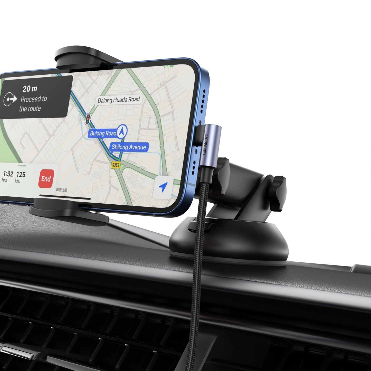 UGREEN 1 Meter MFI Certified Type-C to Lightning PD 3A Max Fast Charging 90 Degree Cable