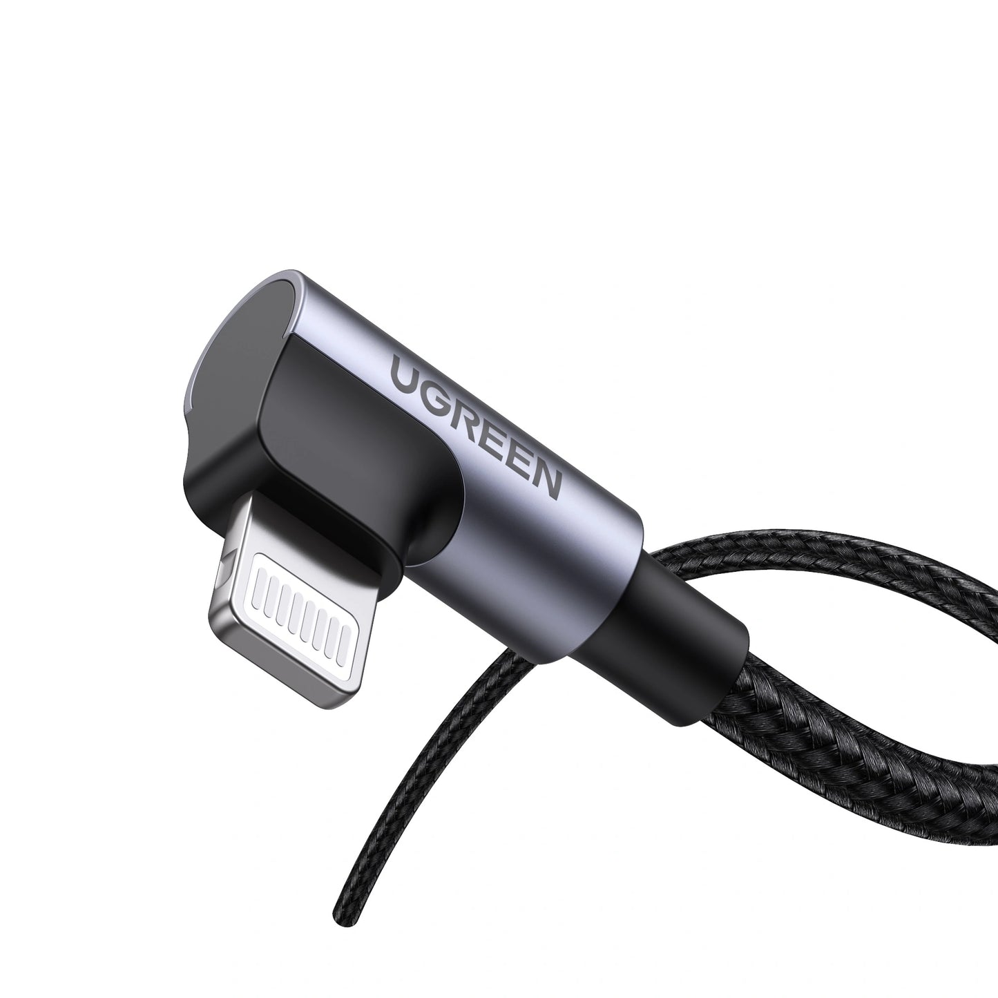 UGREEN 1 Meter MFI Certified Type-C to Lightning PD 3A Max Fast Charging 90 Degree Cable