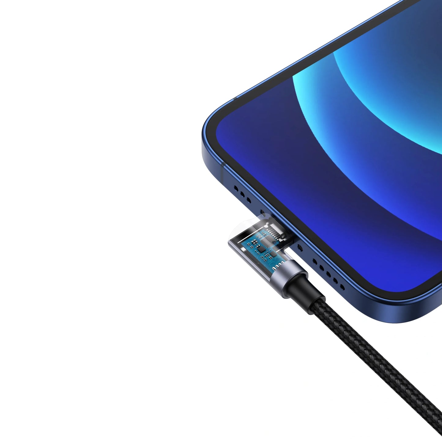 UGREEN 1 Meter MFI Certified Type-C to Lightning PD 3A Max Fast Charging 90 Degree Cable