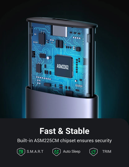 UGREEN Type-C to Nvme M.2 Enclosure – CM400 - 10902