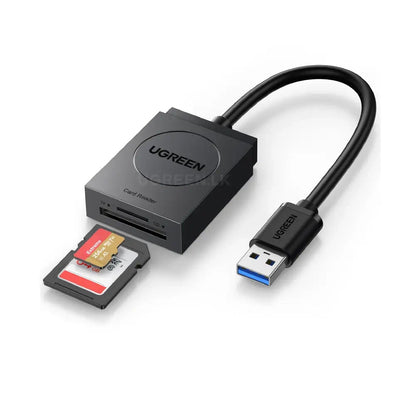 UGREEN USB 3.0 TF+SD Card Reader 5Gbps – CR127 – 20250