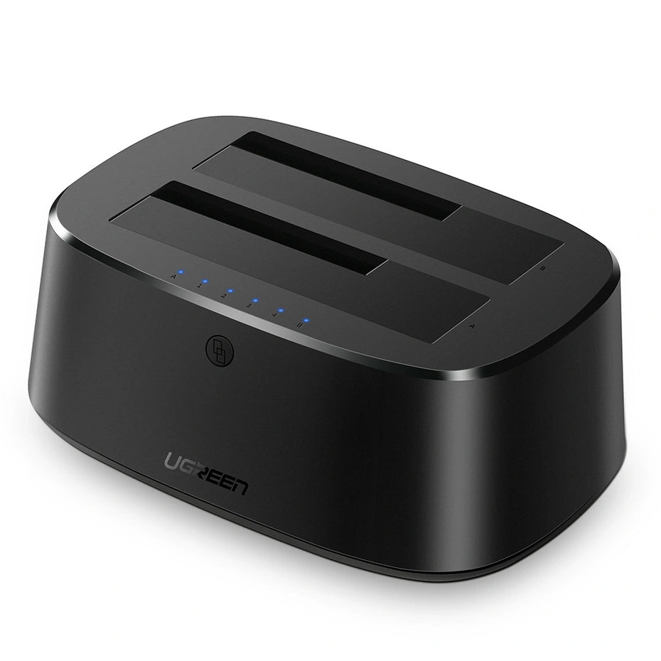 UGREEN USB 3.0 to SATA Dual-Bay Hard Drive Docking Station – CM198 – 50857