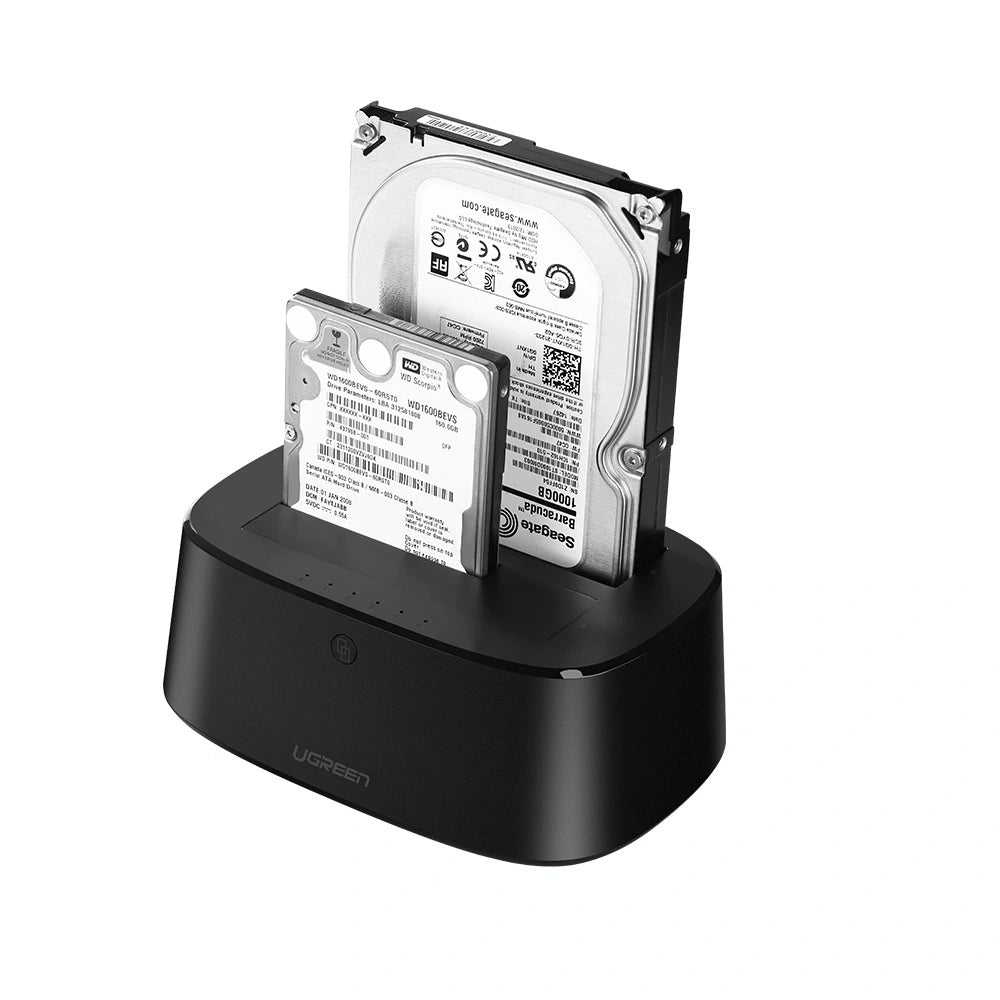 UGREEN USB 3.0 to SATA Dual-Bay Hard Drive Docking Station – CM198 – 50857