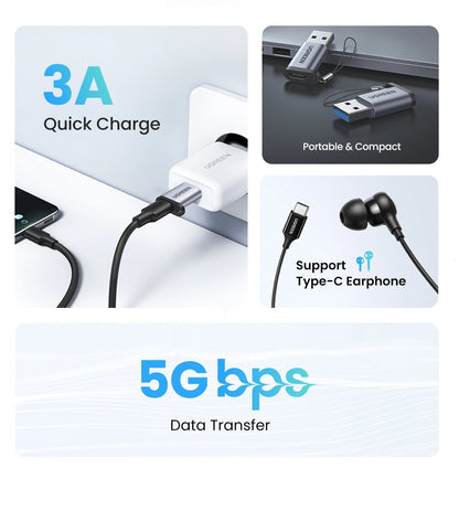 UGREEN USB 3.0 to Type-C Adapter – US276 – 50533