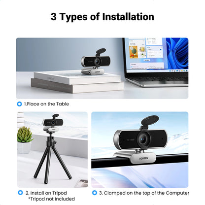 UGREEN USB Full HD Webcam – CM678 - 75326