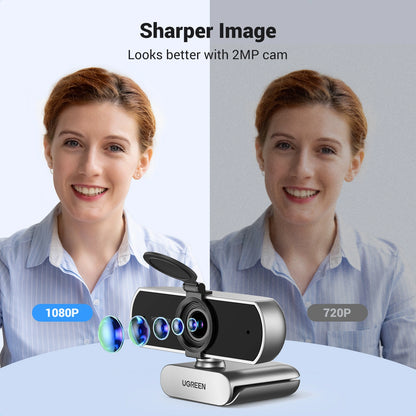 UGREEN USB Full HD Webcam – CM678 - 75326