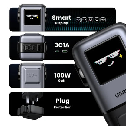UGREEN 100W Uno 4-Port GaN Fast Charger UK – X688 - 45648B