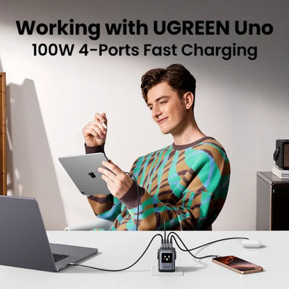 UGREEN 100W Uno 4-Port GaN Fast Charger UK – X688 - 45648B