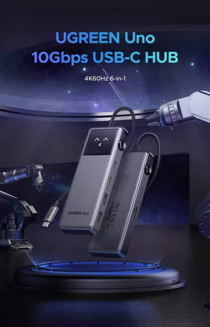 UGREEN Uno Series 6-in-1 Type-C Hub - 35998