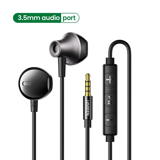 UGREEN Wired Earphones with 3.5mm Plug – EP106 – 35755