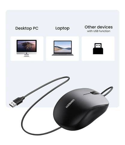 UGREEN Wired Mouse – MU007 – 90789